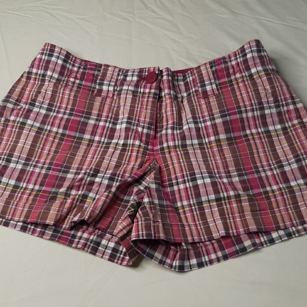 CHINO Pink Plaid Shorts